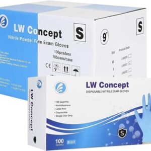 LWC Blue 5 mil Nitrile Exam Gloves